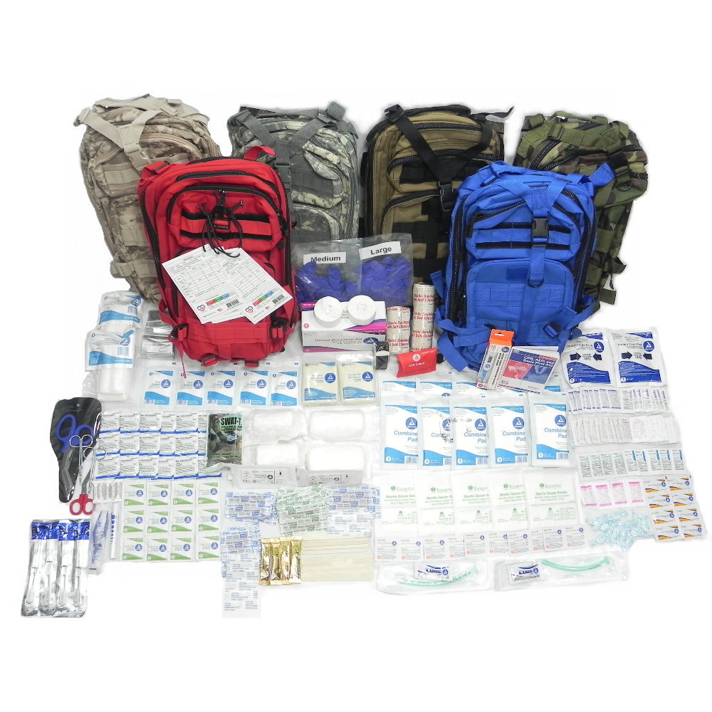 ClaryMed Level 3 First Aid Kit, Military, Survivor & Civilian Medical Kit7823 &