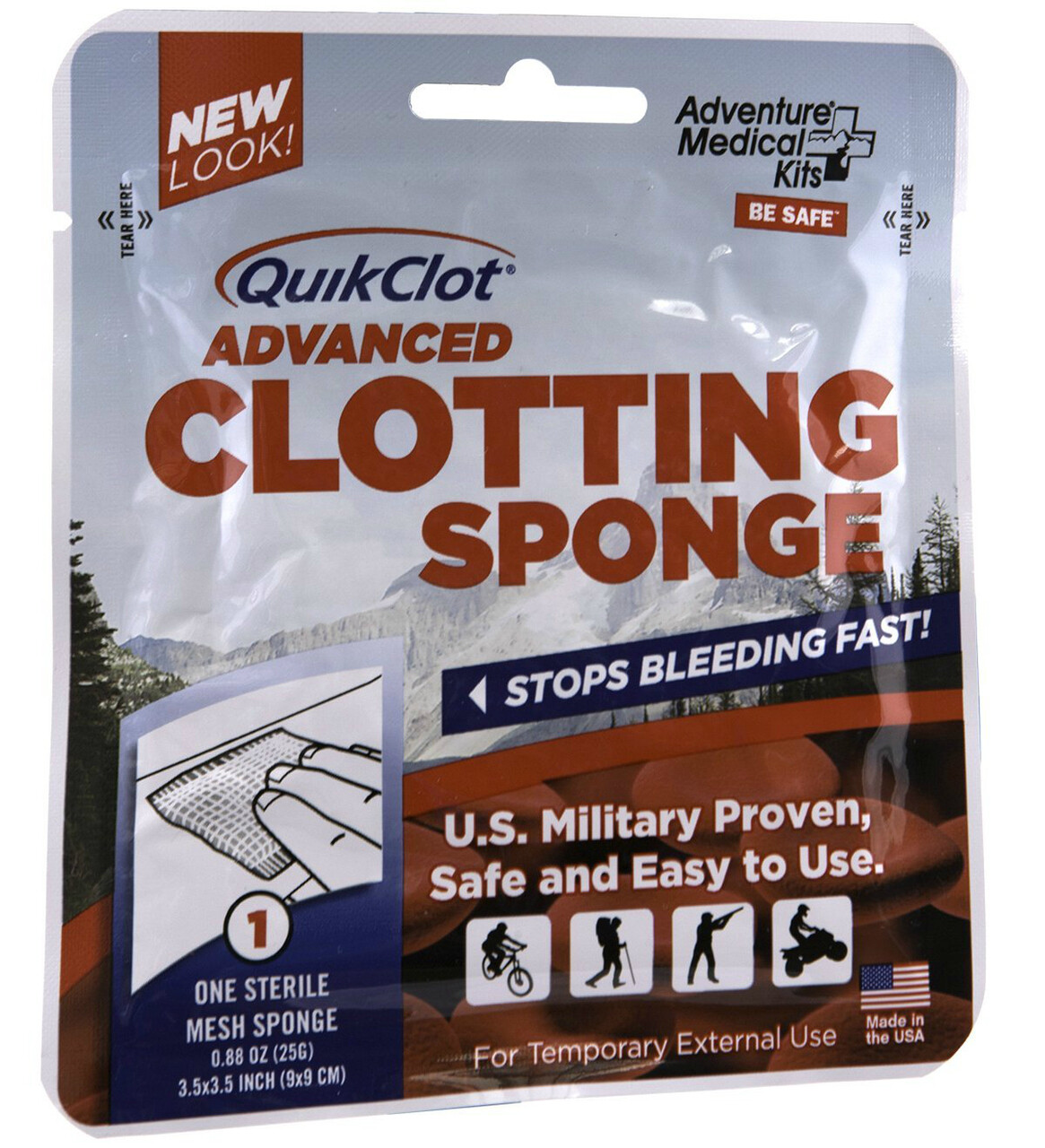Adventure Medical 2064-0292 Trauma Pak With QuikClot First Aid Kit