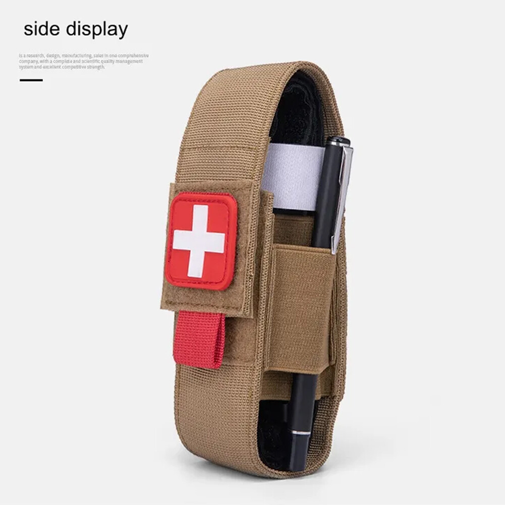 Outdoor Tourniquet Scissors Waist Bag First Aid Kit EDC Pouch Molle Tactical Bag