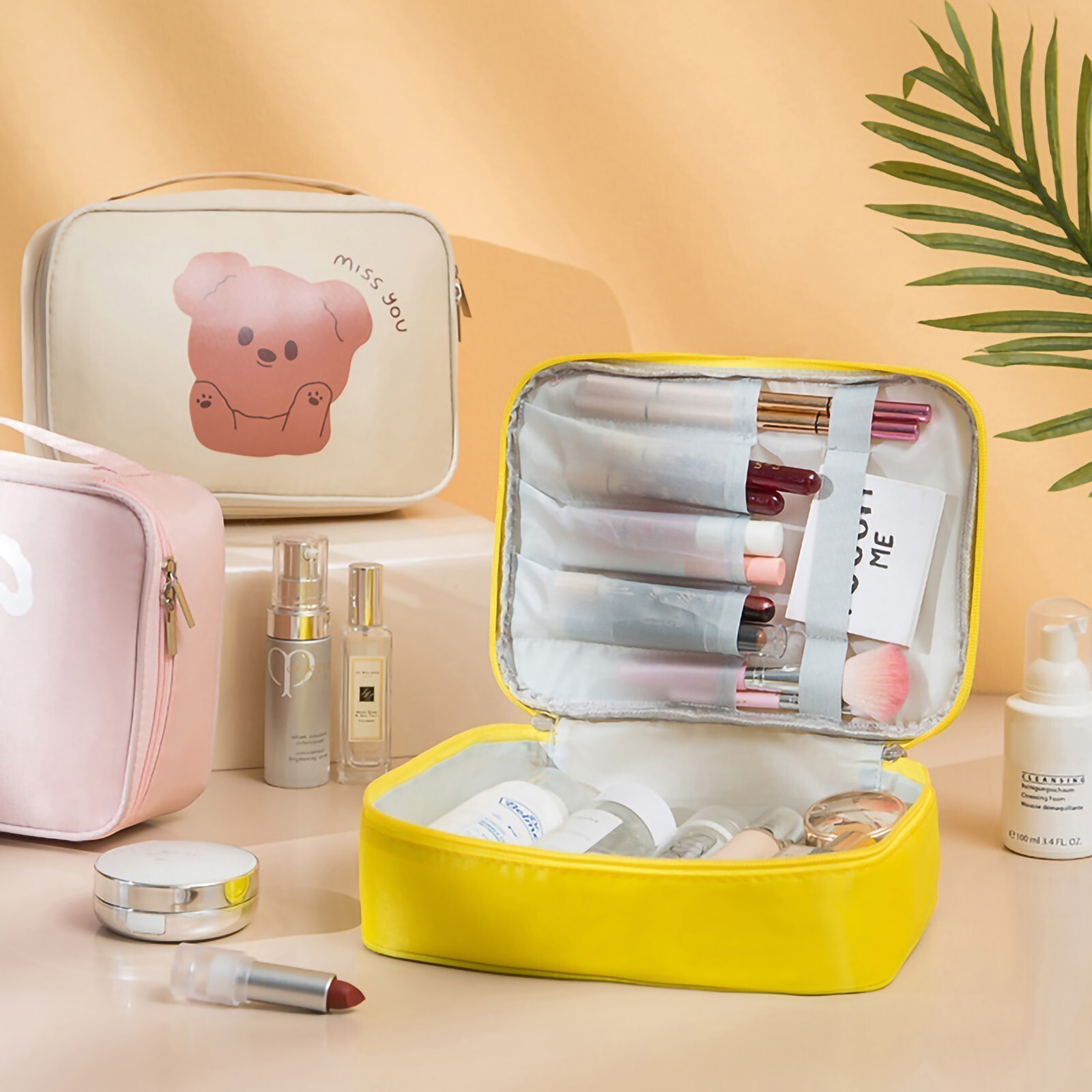 Cosmetic Storage Bag Travel Portable Ladies Waterproof Large Capacity Cute