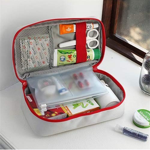 First Aid Bag – First Aid Kit Bag Empty for Home Outdoor Travel Camping Hikin…