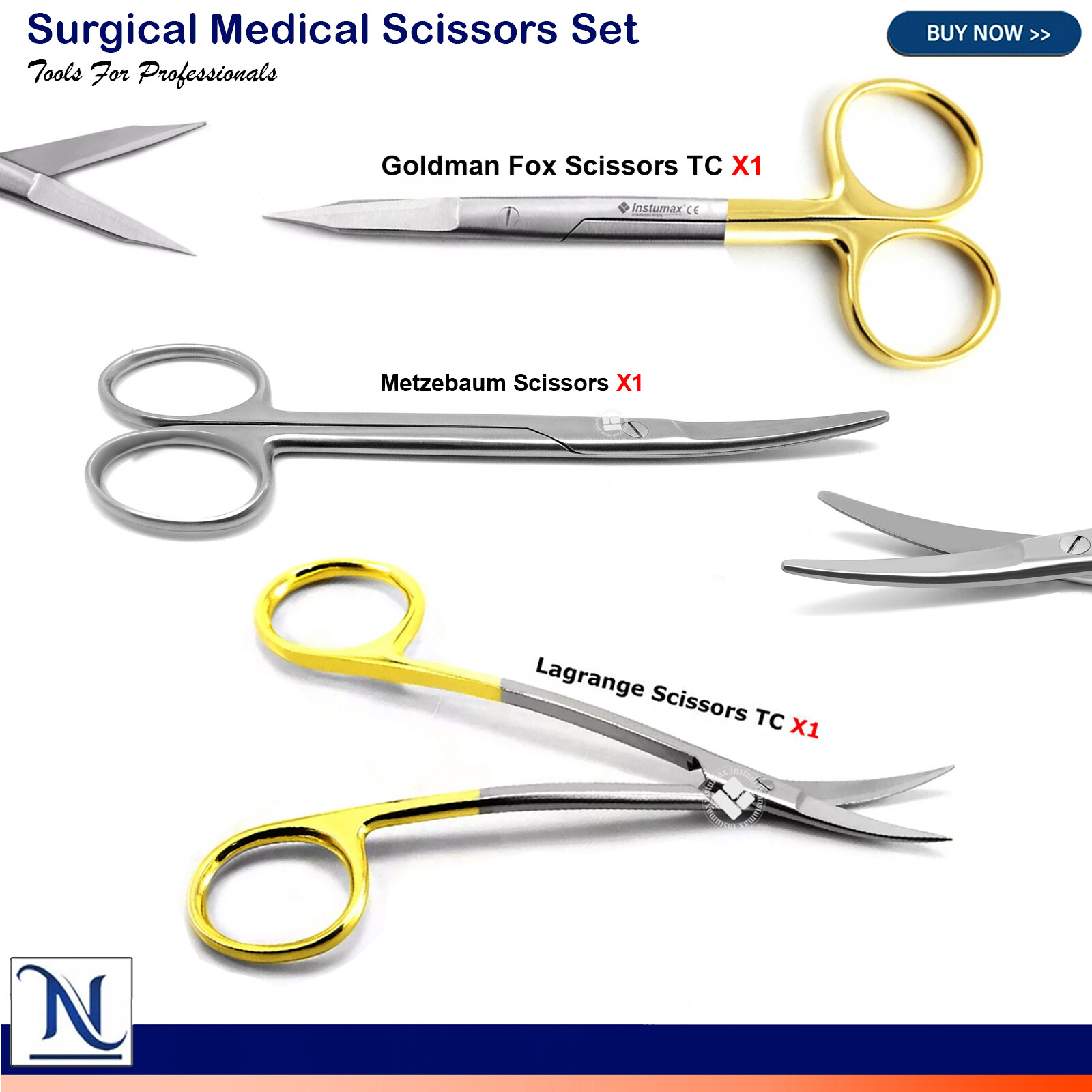 Operating Scissors Surgical Medical Suture, Stitch, Drawings Cutting Scissor CE