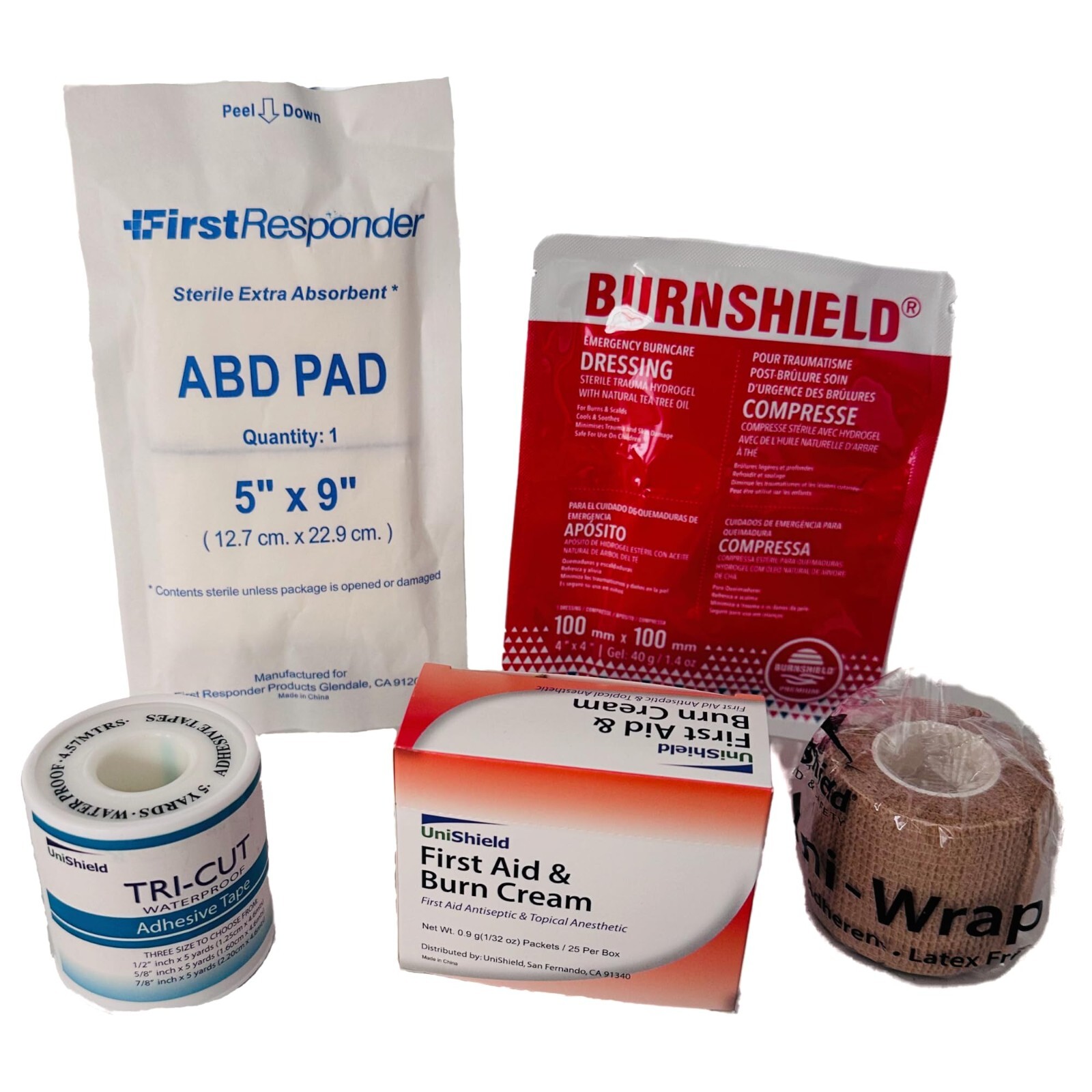 UniShield Class A 4-Shelf Cabinet, 1st Aid Large Wall Mount Cabinet – 1500 Pcs