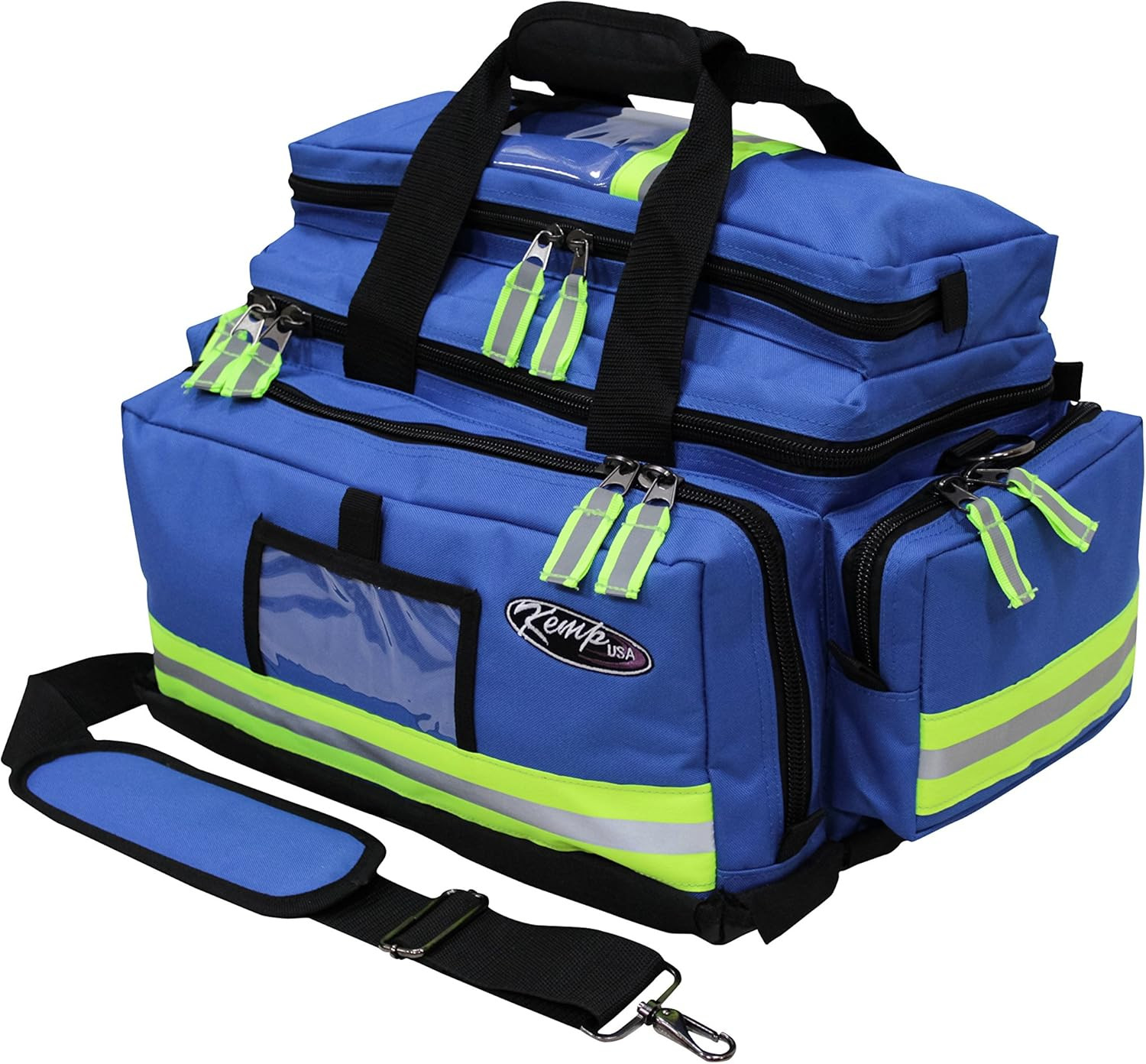 Large Trauma EMS Bag Royal Blue Emergency Medical Equipment Storage for EMT Firs