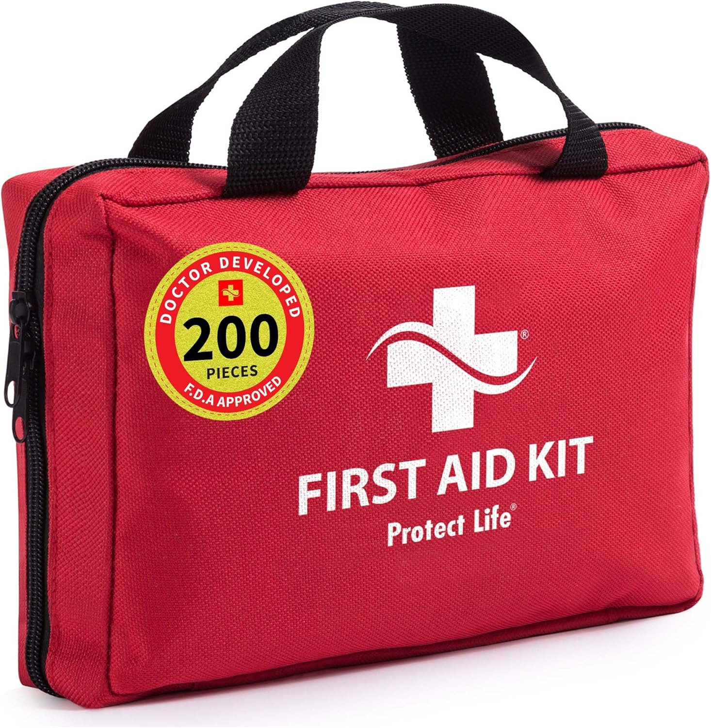 200 Pcs First Aid Kit, Emergency Kit for Office Setting, Medical Kit Supplies