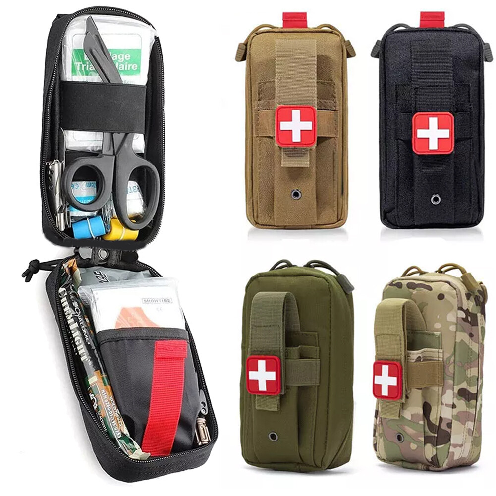Tactical Molle Medical First Aid Kit IFAK Pouch Emergency EMT EDC Trauma Bag US