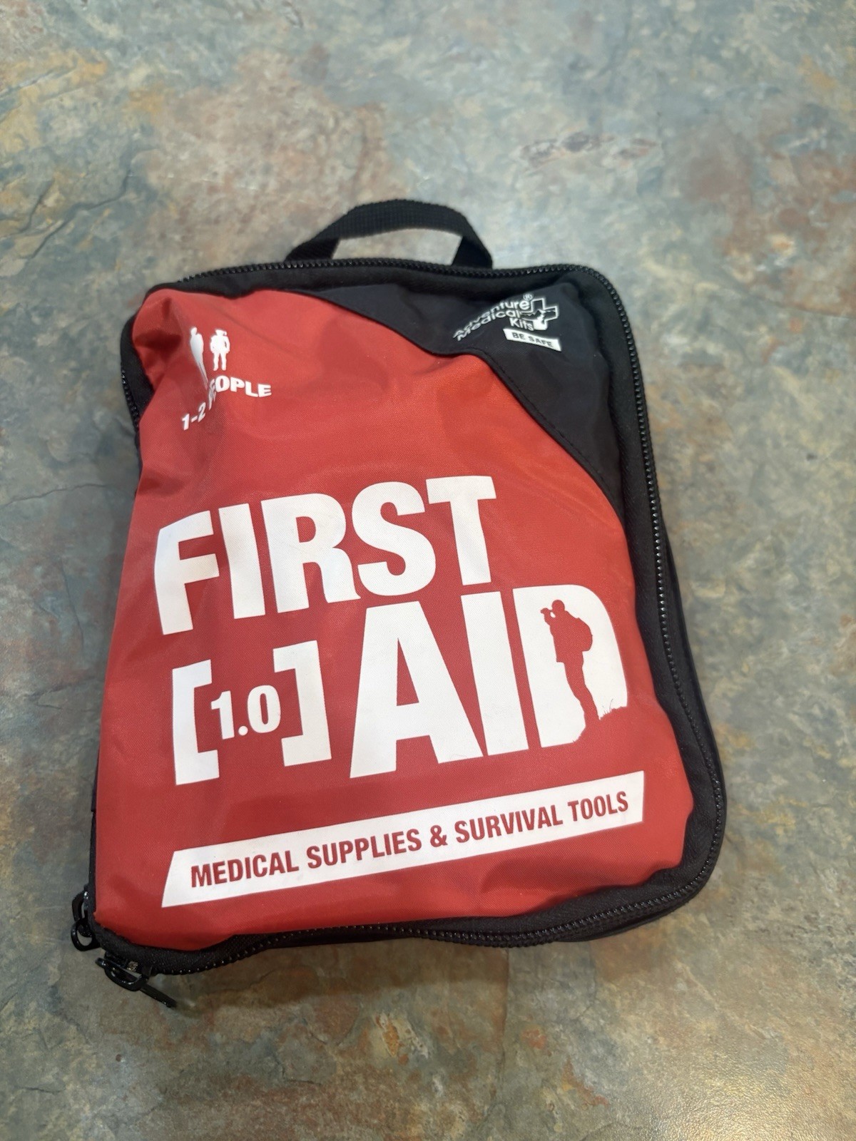 Adventure Medical Kits First Aid 1.0 Set Portable Emergency Whistle Compass