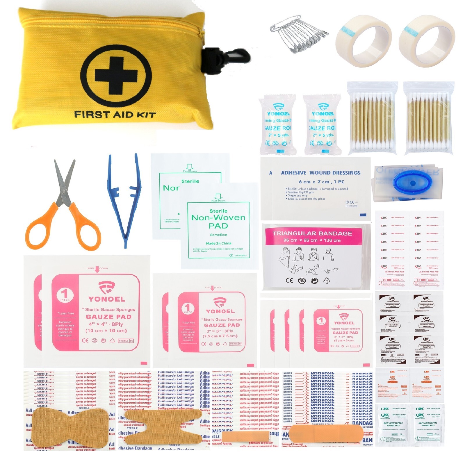 151 First Aid Kit Medical Emergency Trauma Military Survival Travel Portable IFA