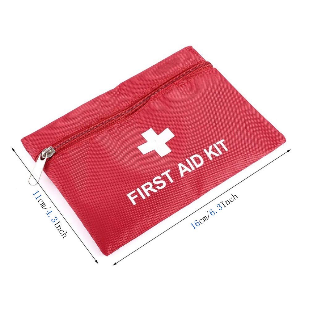 12 Pack Small First Aid Kit Bag Empty, First Aid Bag Pouch for Home Office Ca…