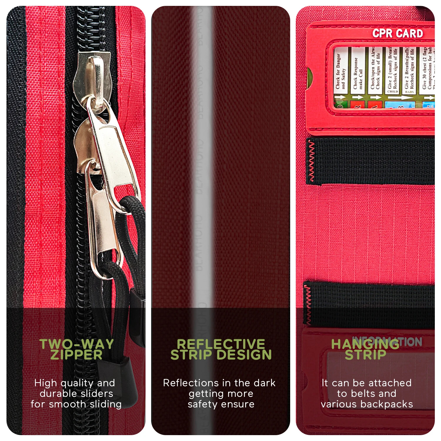 Large First Aid Kit Outdoor Survival Emergency Kit Rescue Bag For Camping Travel