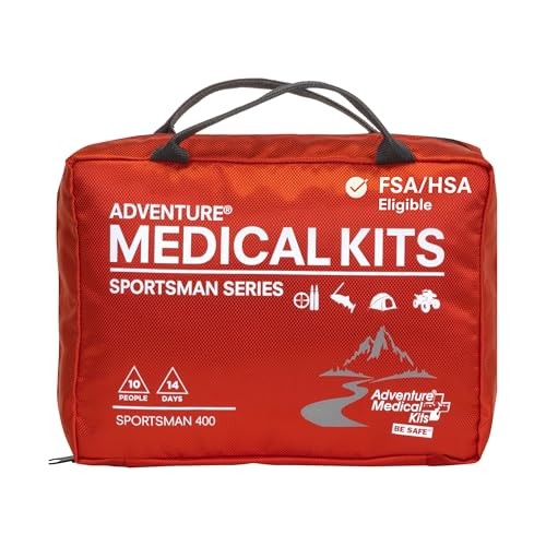 Sportsman Series Medical Kit – 400 – First Aid Kit for One Size Red/Black