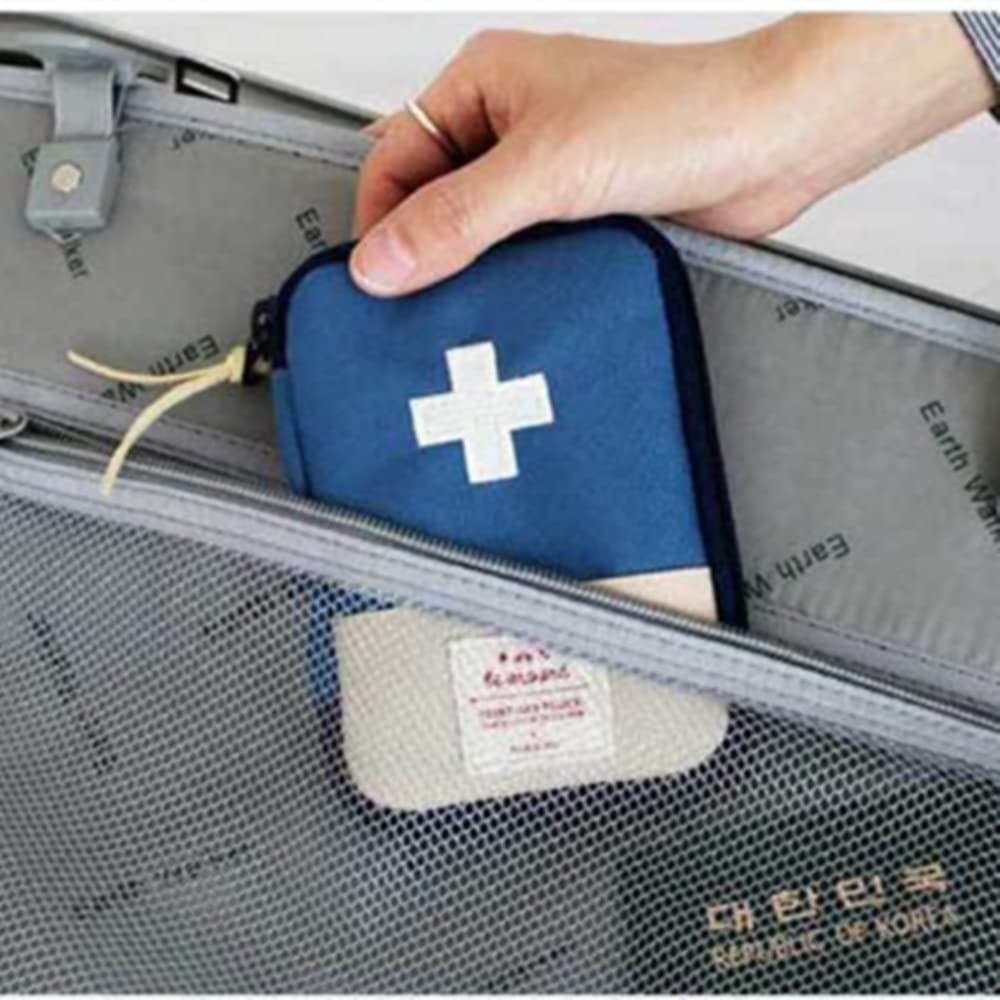 2 Packs Mini First Aid Kit, Empty First Aid Bag Mini Portable Medical Bag Fir…