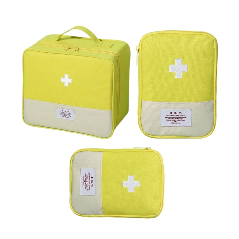 Multicolor Foldable Medicals Carry Pouches With Dividers Ideal For Daily Use