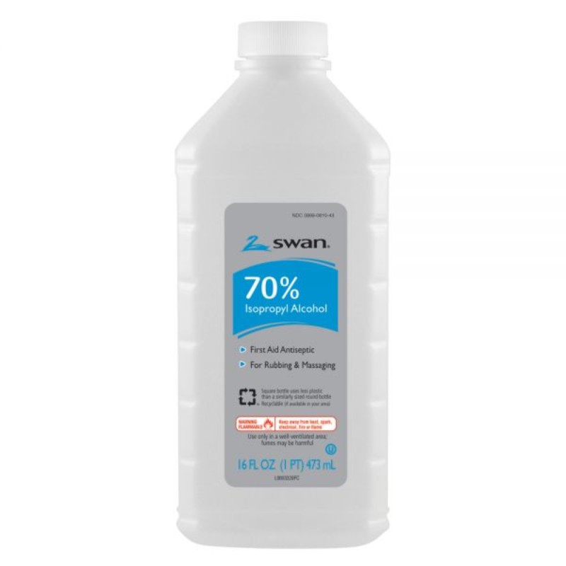 3x Swan Isopropyl Rubbing Alcohol 70% First Aid Antiseptic Personal Care New 16o
