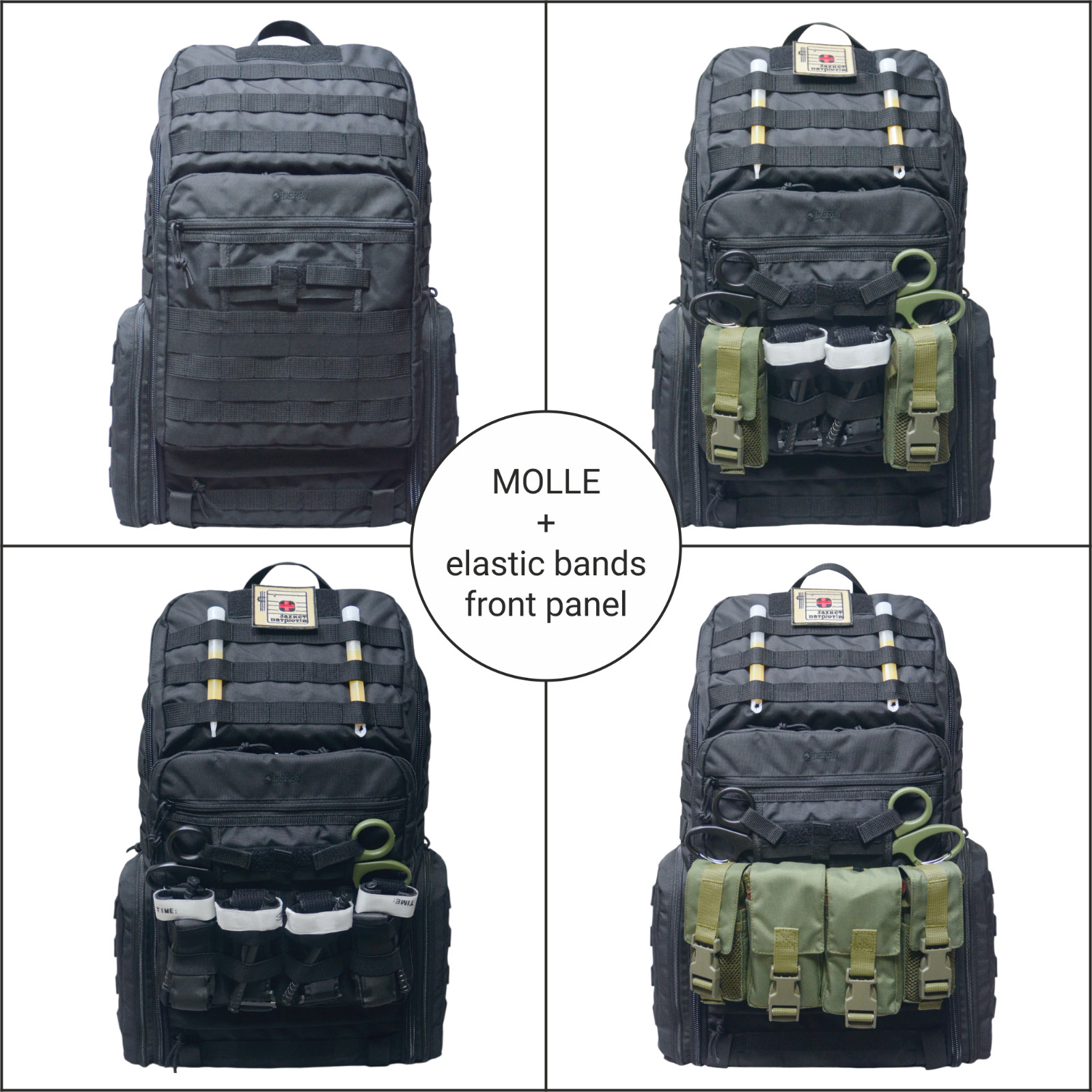 Tactic Medic Pack EMT Backpack Trauma Bag First Responder Gear Modular Backpack