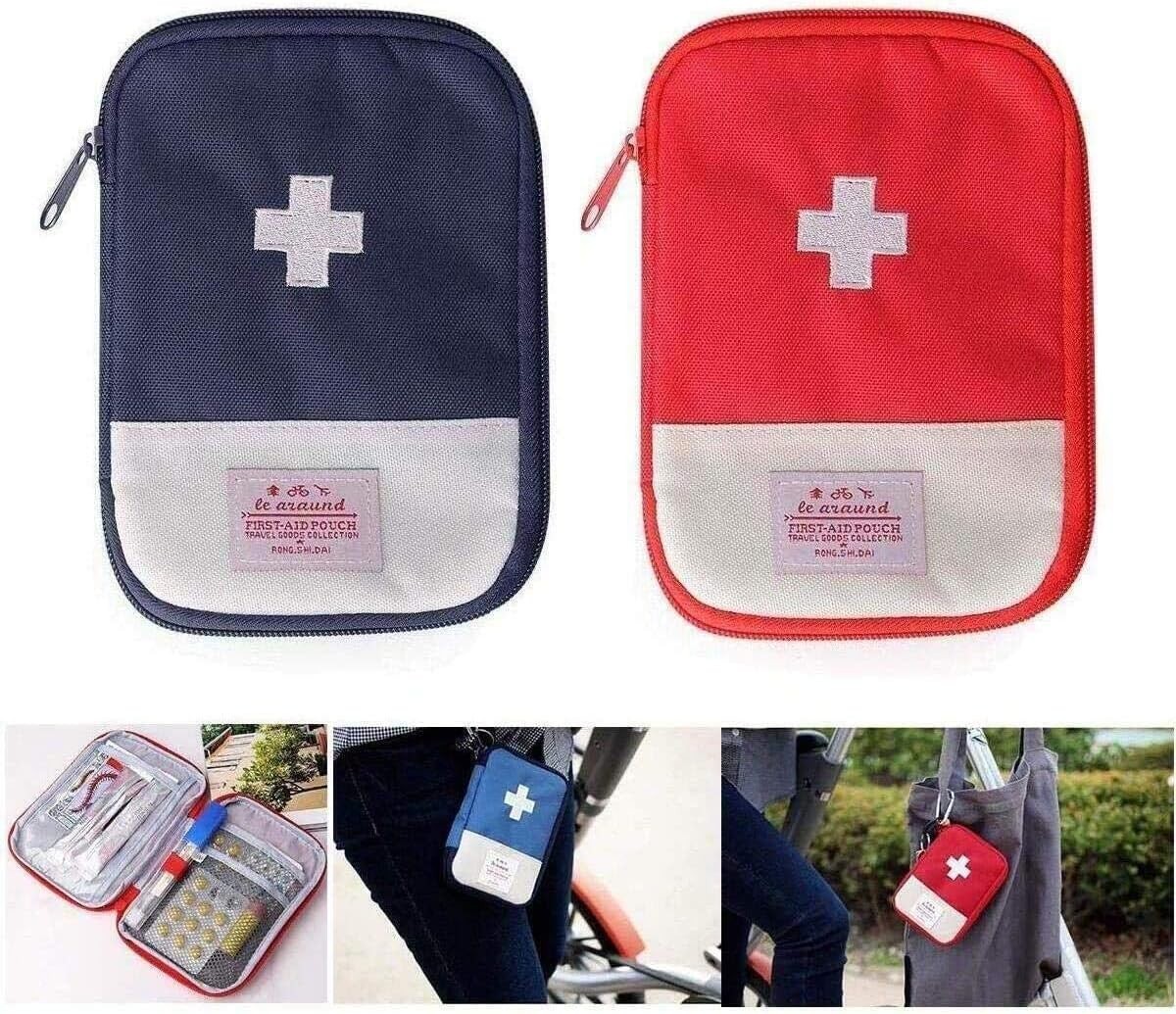 First Aid Bag – First Aid Kit Bag Empty for Home Outdoor Travel Camping Hikin…