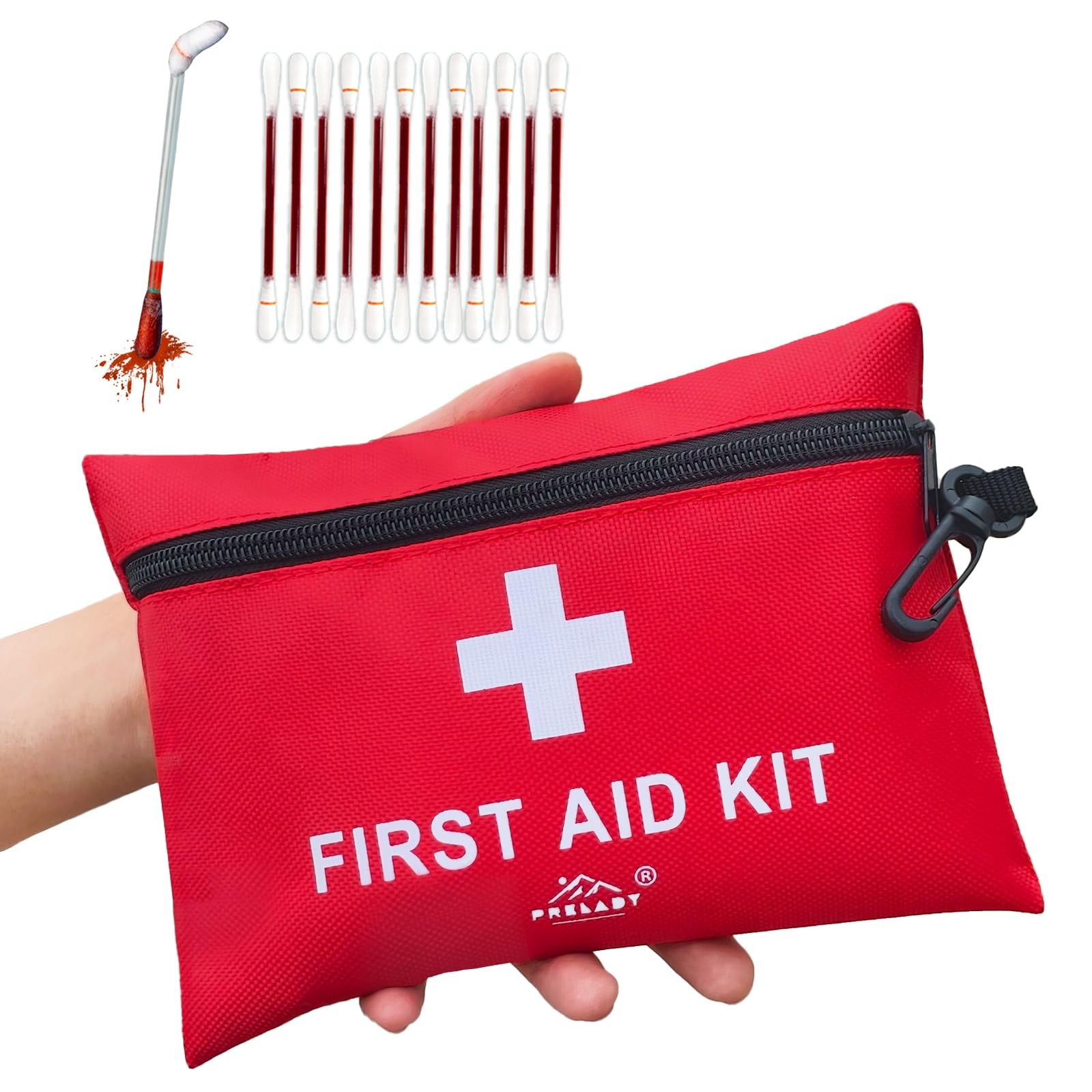 152 Piece Small First Aid Kit, Travel Size First Aid Kit TSA Approved, Mini F…
