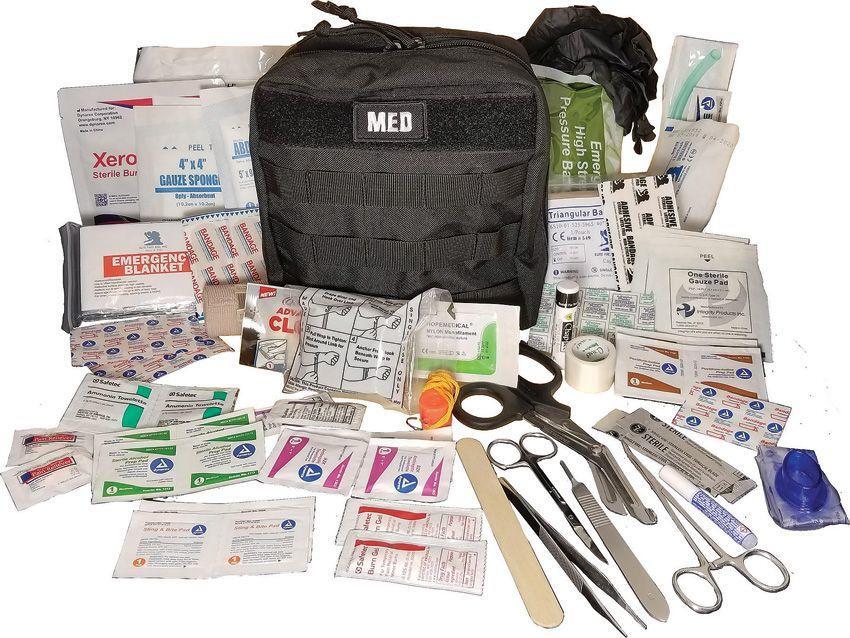 New Elite First Aid GP IFAK Level 2 Kit Black FA185BK