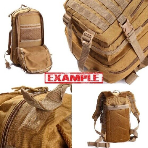 ELITE FIRST AID Tactical Trauma Kit #3 STOCKED w/ Backpack Medic Survival BLACK
