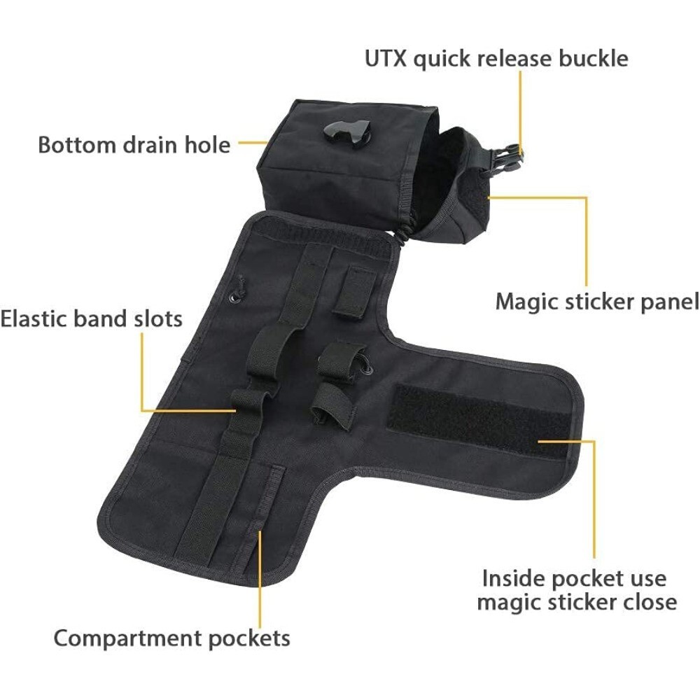 Tactical Small First Aid Kit Medical Molle Rip Away EMT IFAK Survival Pouch