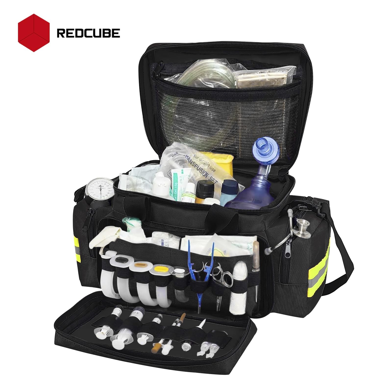 Bag,First Aid Bags Empty,Professional Responder Trauma Bag Bag with Multiple …