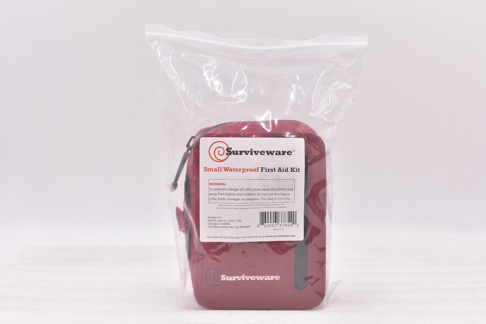 Surviveware 98 Pcs Waterproof Premium Survival First Aid Kit