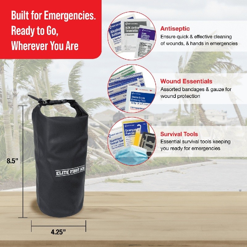 143 Piece Emergency Kit Waterproof First Aid Supplies Portable Survival Tools US