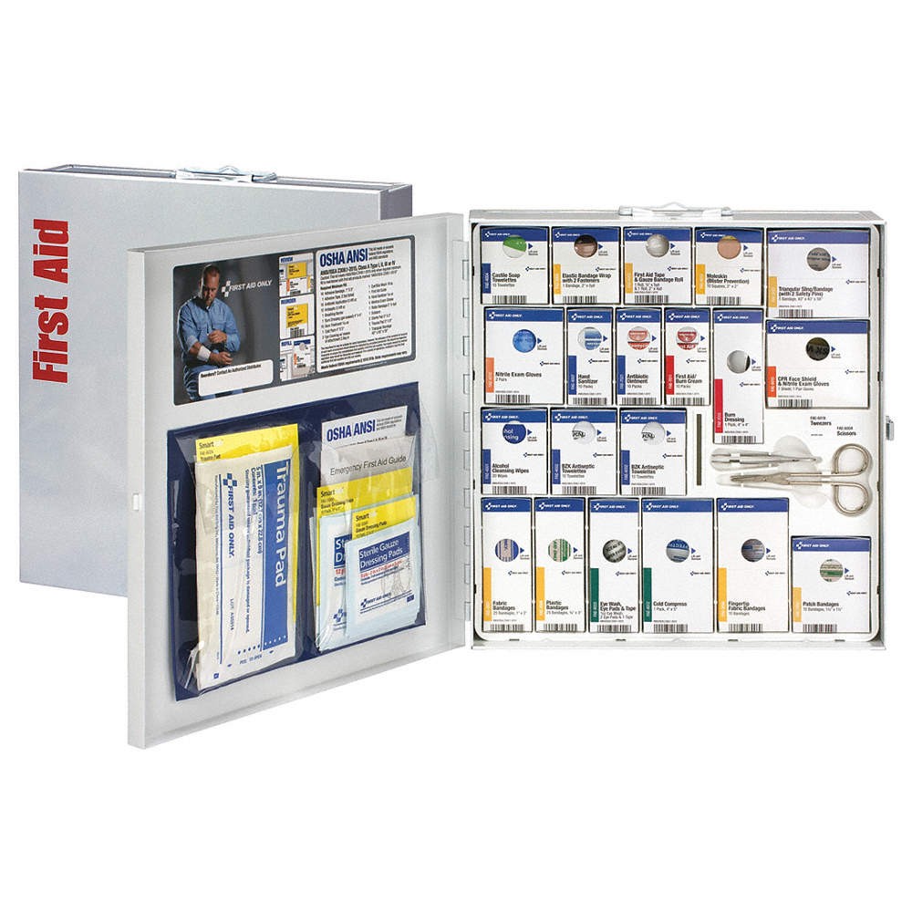 FIRST AID ONLY 746004-021 First Aid Kit w/House,203pcs,3.25×14.25" 796J67