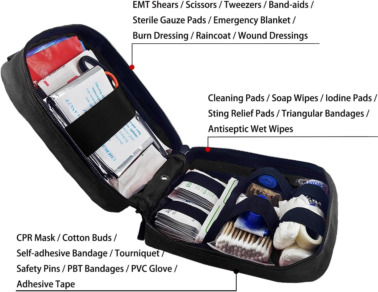 Emergency Medical Supplies Bag with Molle System