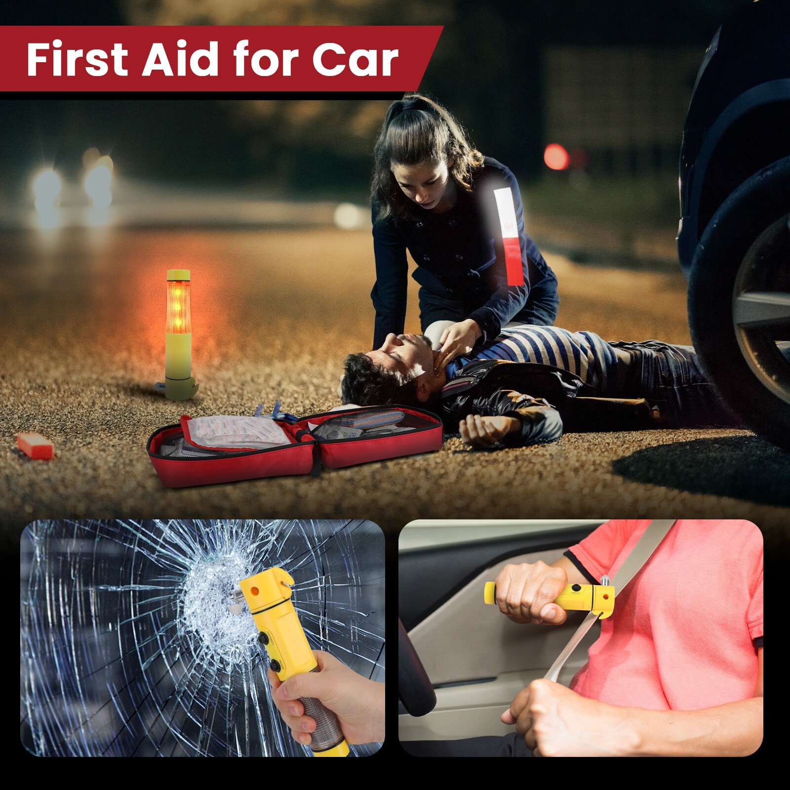 All-Purpose Portable First Aid Kit 280 pieces