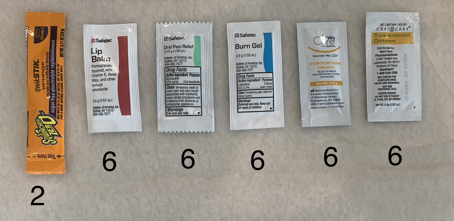 Travel First Aid Kit. Family & Child Medicine Cruise & Travel Kit -203 Pieces