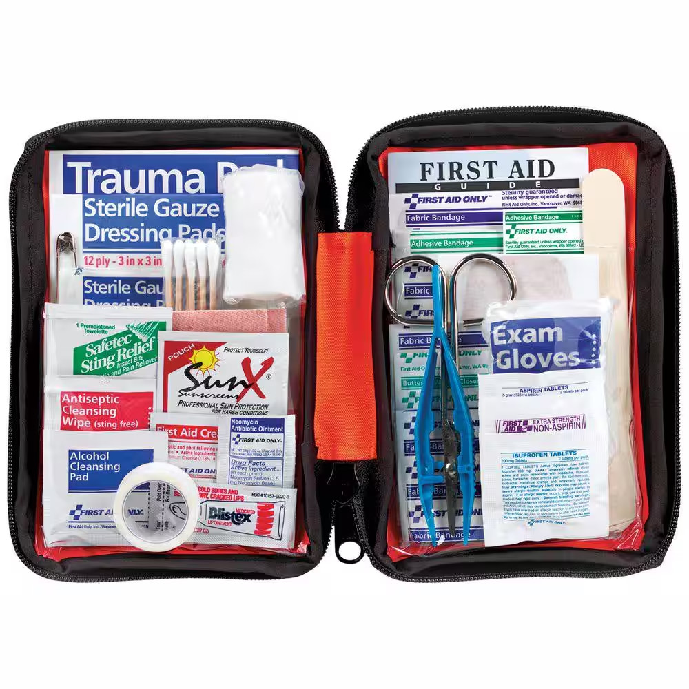 Outdoor First Aid Kit 107pc Emergency Survival Medical Travel Camping Hiking