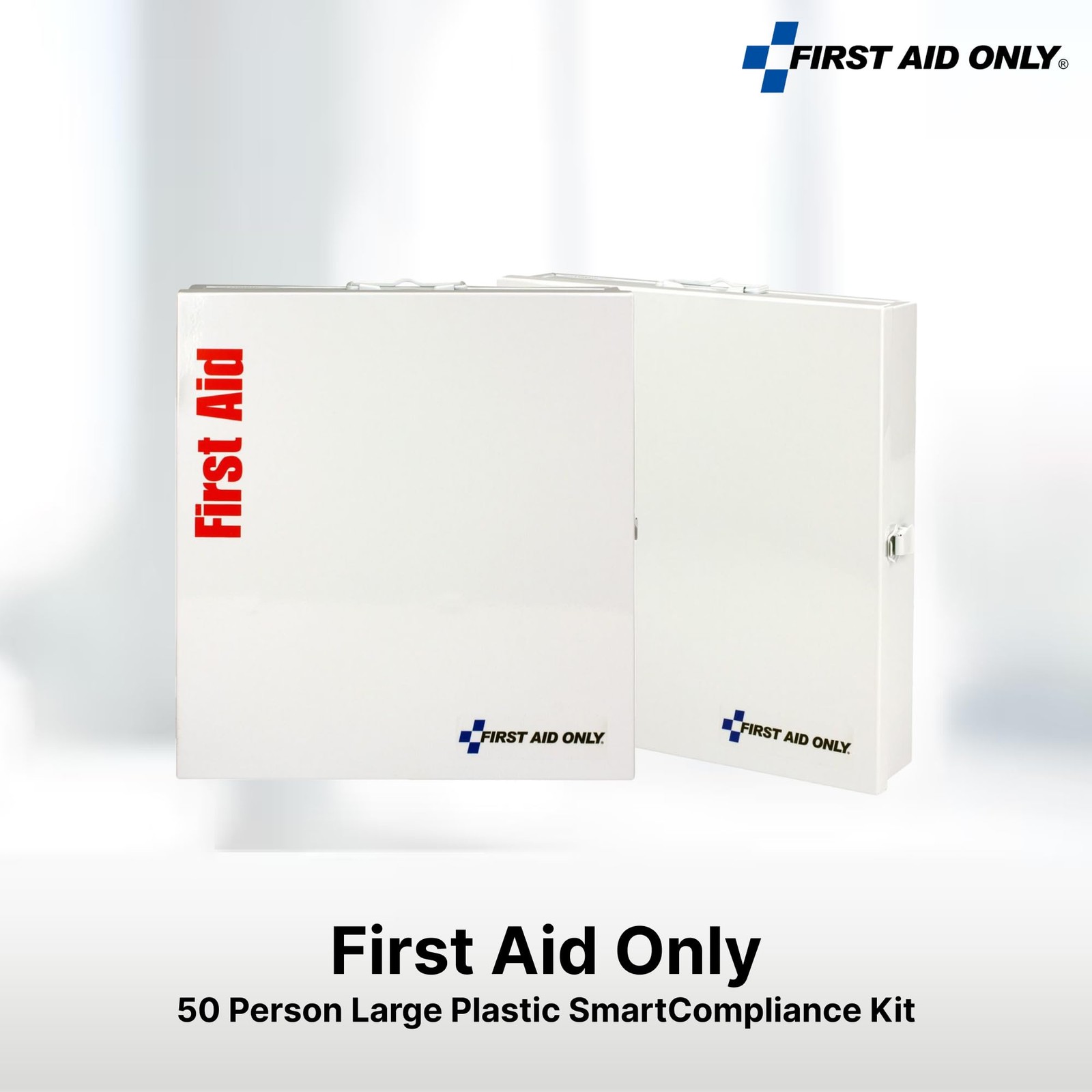 First Aid Only 746000 SmartCompliance 50-Person 14.5" x 3.3" x 13.5", White