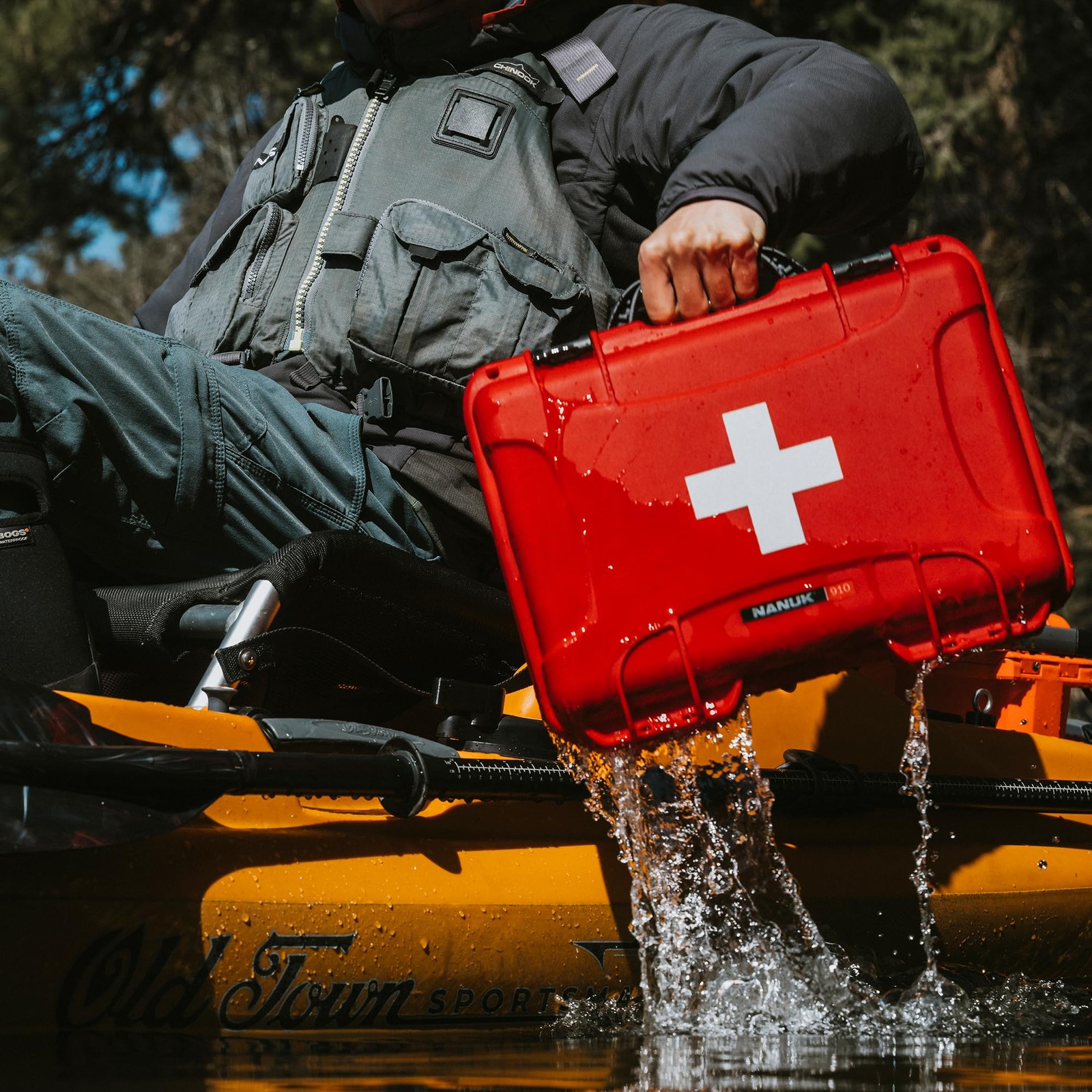 910 Waterproof First Aid Box Empty – Durable, Medical First Aid Organizer Cas…
