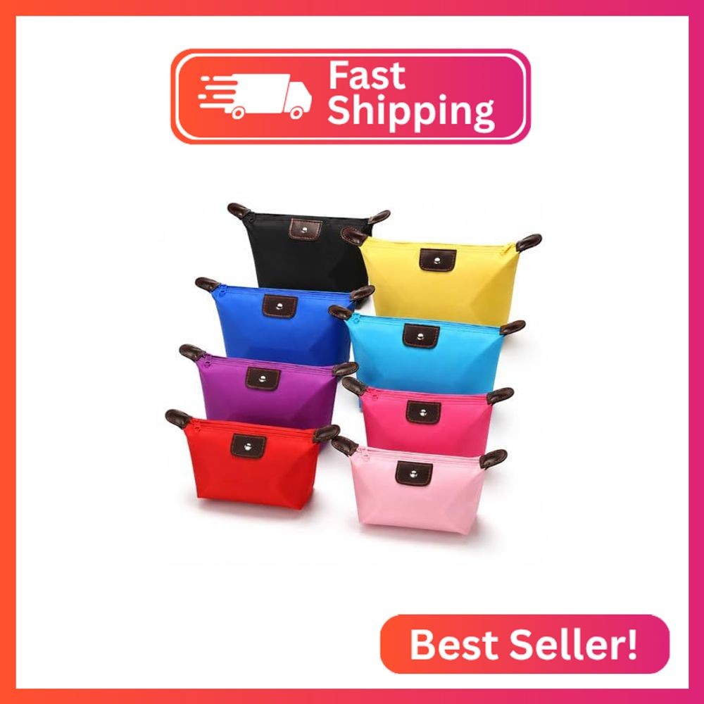 Tumtanm Cosmetic Bags Toiletry Bags for Women 8 Pack Toiletries Organizer Bag Mu