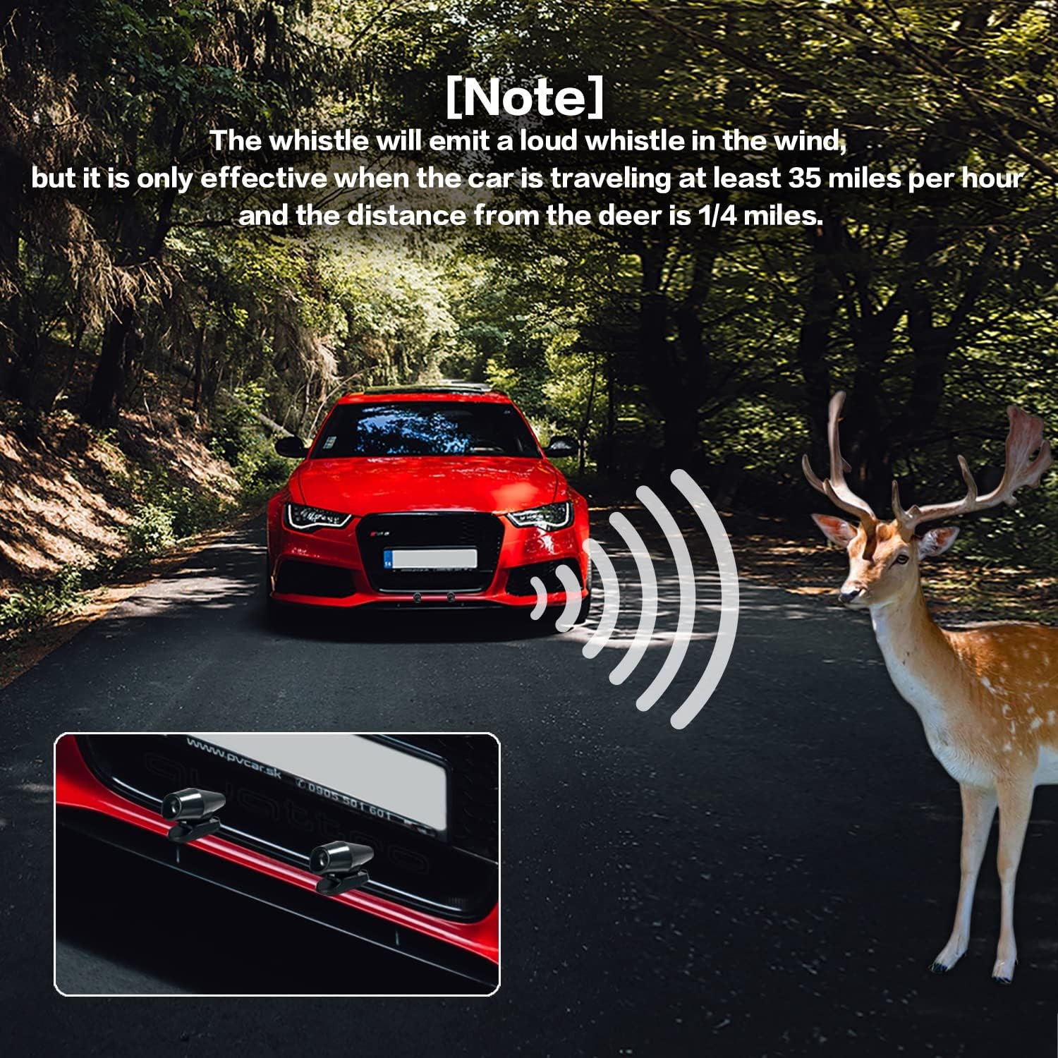 8 Pieces Deer Whistle,Deer Warning Whistles Device for Car,Save Deer…