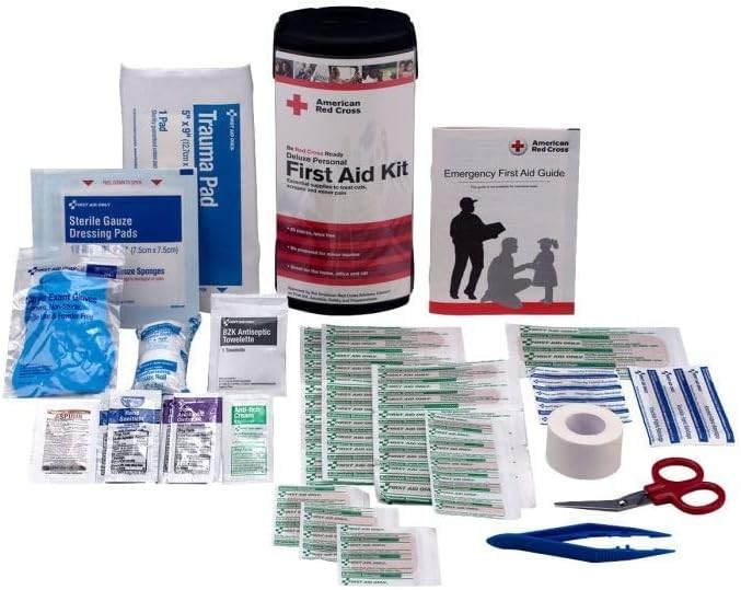 American Red Cross Deluxe Personal First Aid Kit 66 Piece Emergency Medical Supp