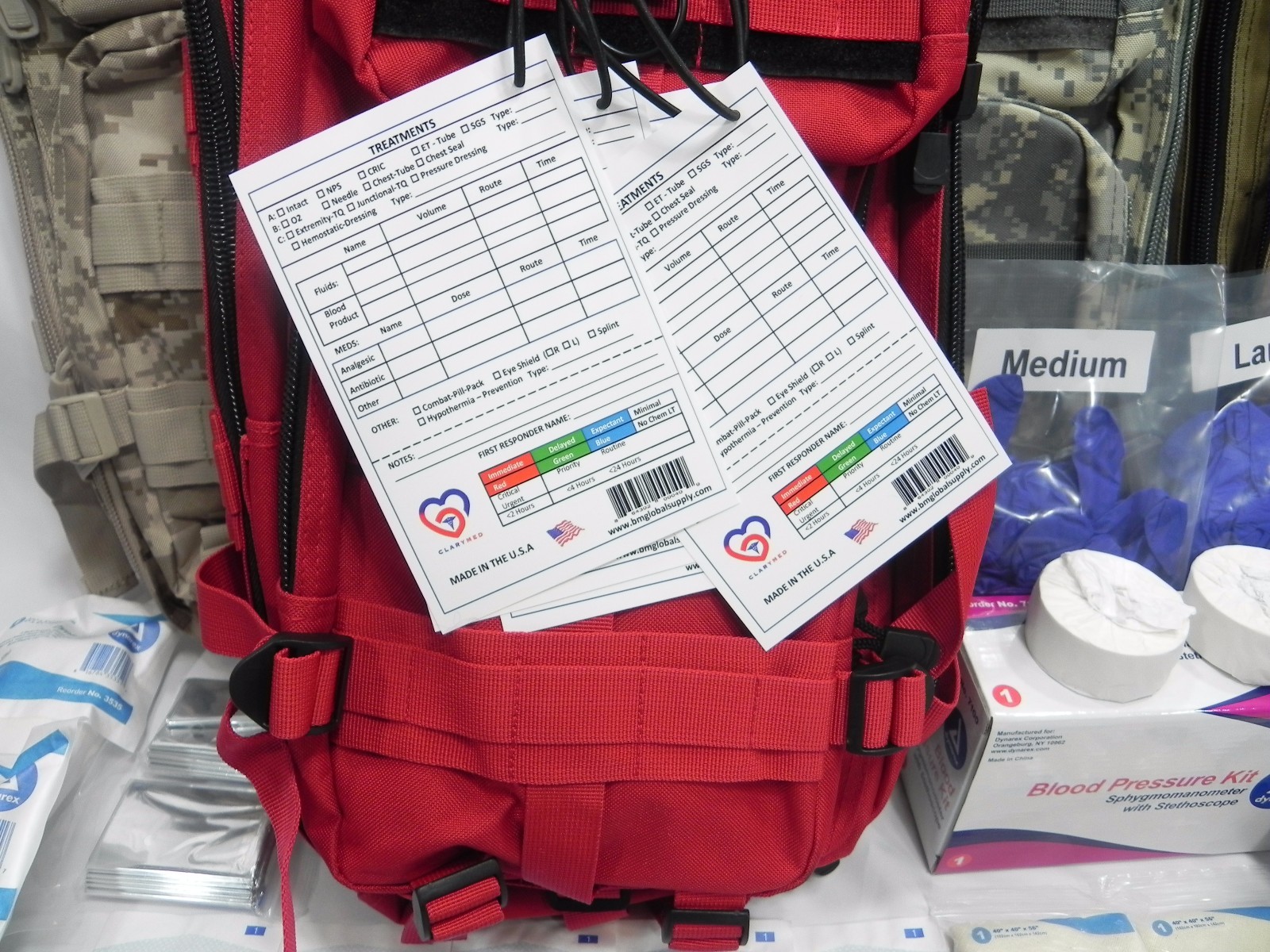 Medical Level 3 First Aid Kit, Military, Survivor & Civilian Medical Kit#7823