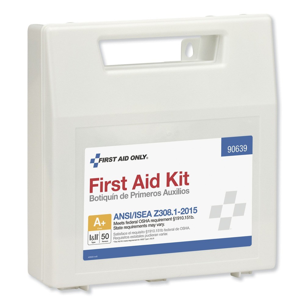 First Aid Only 90639 ANSI Class A+ First Aid Kit for 50 Ppl (1-Kt) New