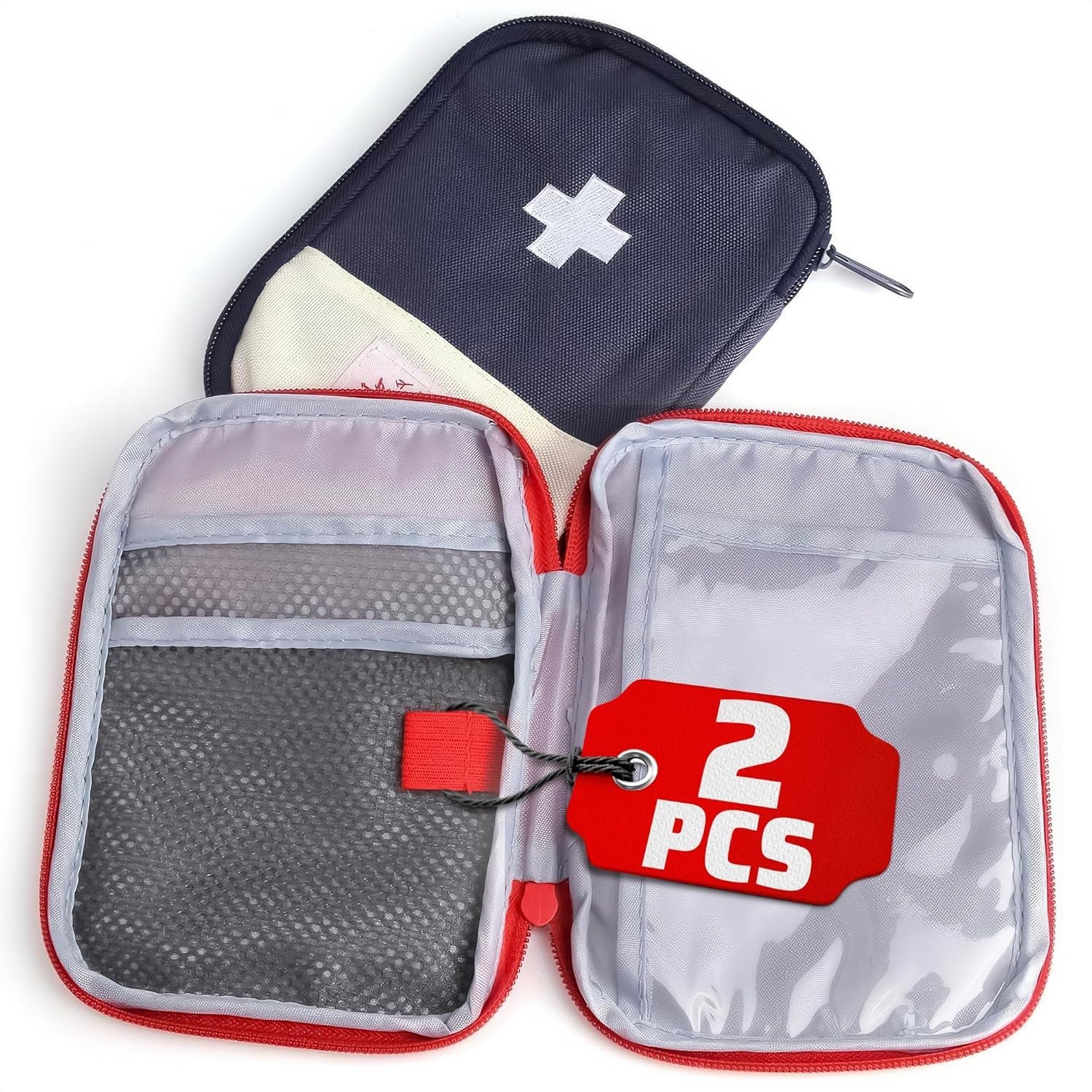 Dual Color Travel Medical Bags – Lightweight & Multi-Compartment Design