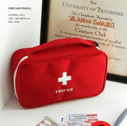First Aid Kit Emergency Car Boat Trauma Outdoor Travel Bag Survival – EMPTY BAG