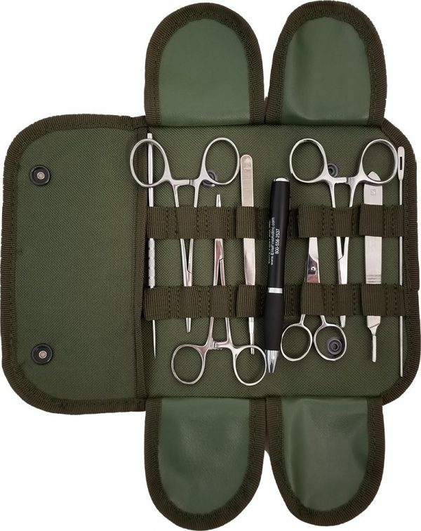 ELITE FIRST AID Surgical Kit STOCKED Field Medic Suture Trauma Survival