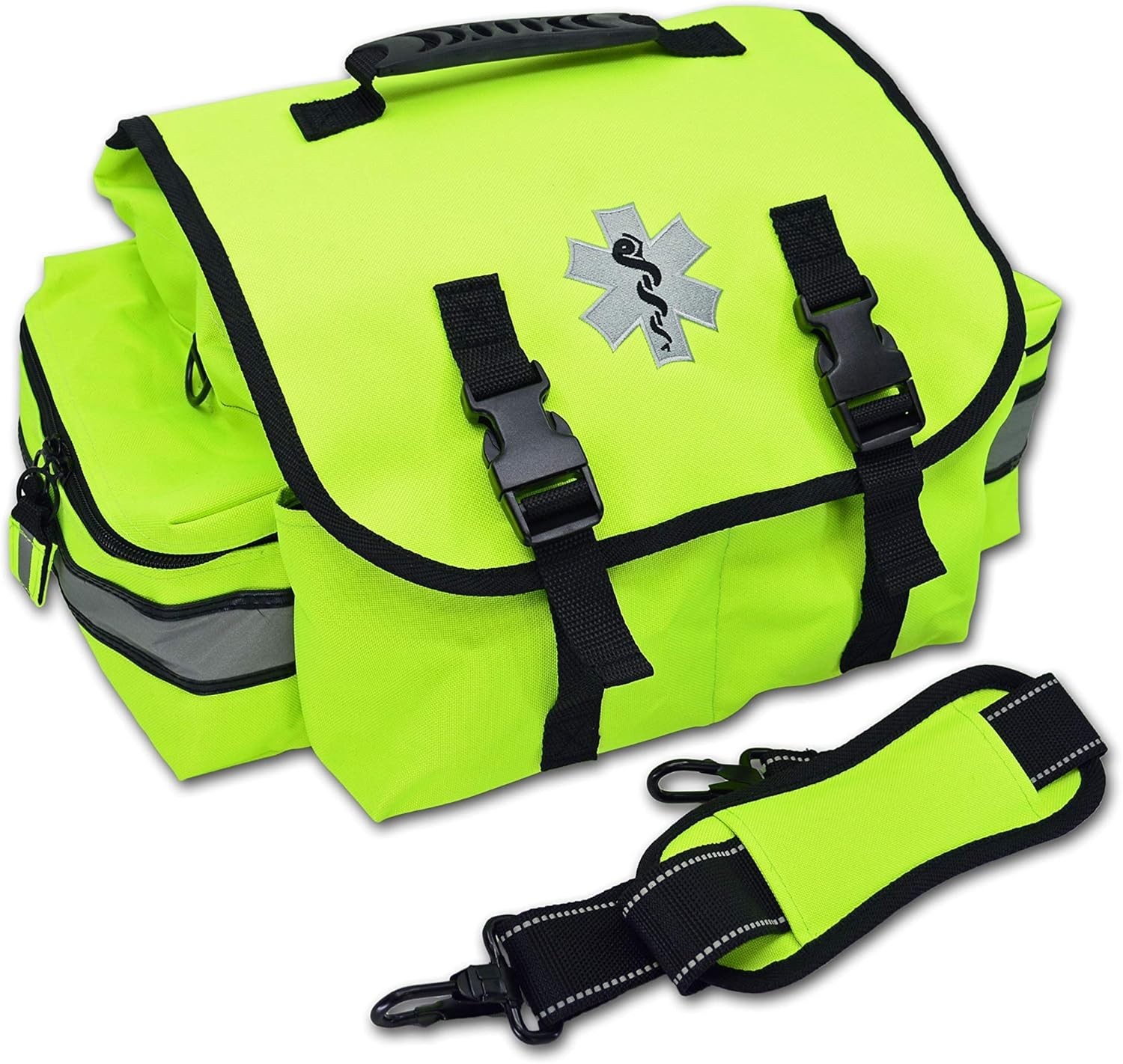 Lightning X Small EMT Medic Trauma EMS Jump Bag w/ Dividers – Fluorescent Yellow