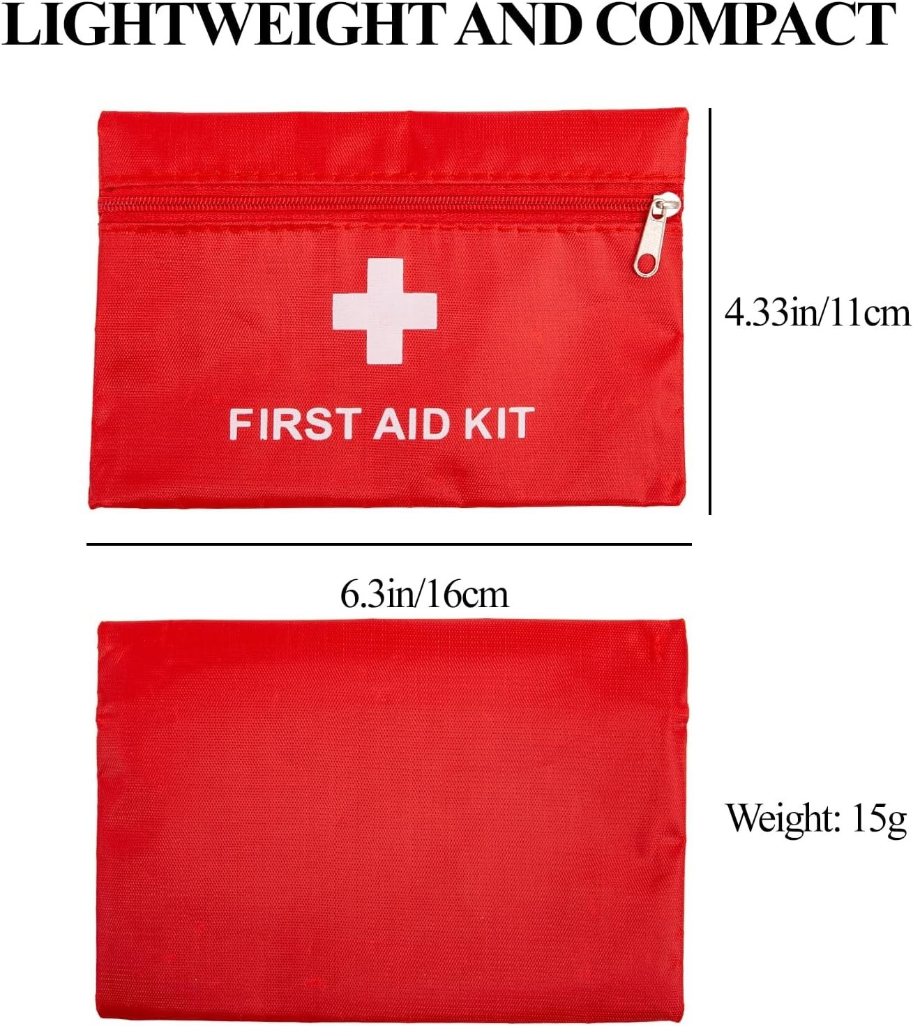 First Aid Bag Empty,Mini First Aid Pouch Empty,Mini First Aid Kit Bulk,Zipper…