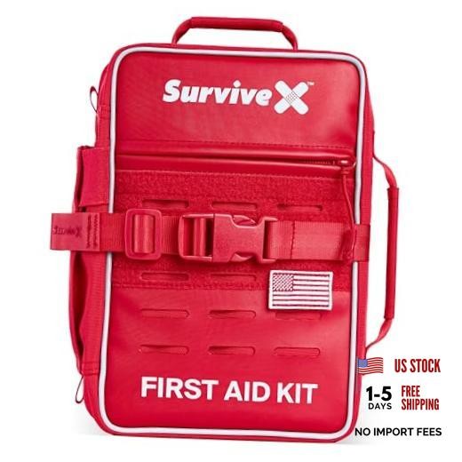 Large Pro First Aid Kit for Car, Travel & Home – Emergency Kit for Hiking,