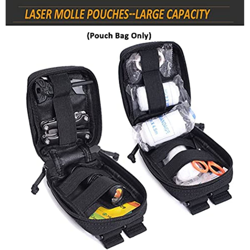 Tactical Molle Medical First Aid Kit Pouch Tool Kit Pouch EDC Utility Belt Bag