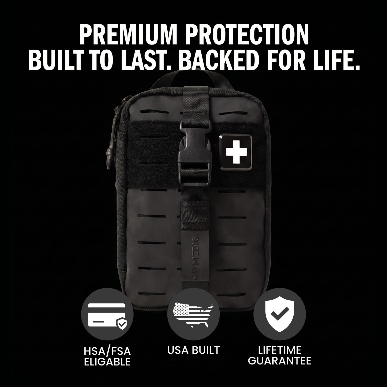 MY MEDIC MyFAK Standard Tactical IFAK & AFAK First Aid Kit – HSA FSA Items – …