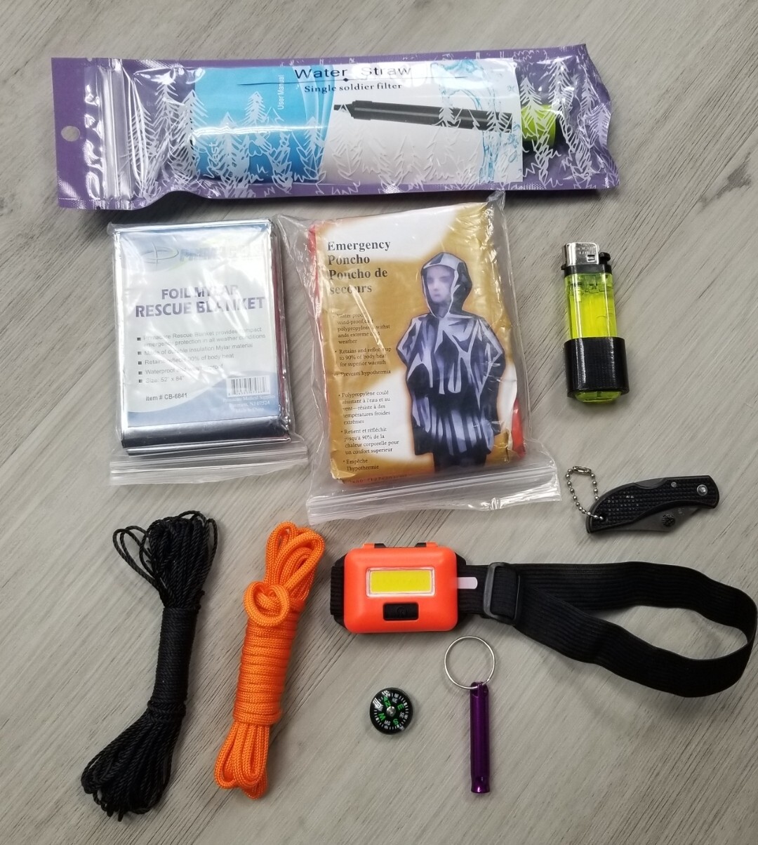 Grab And Go Travel Emergency Pouch The Self Rescue Kit.