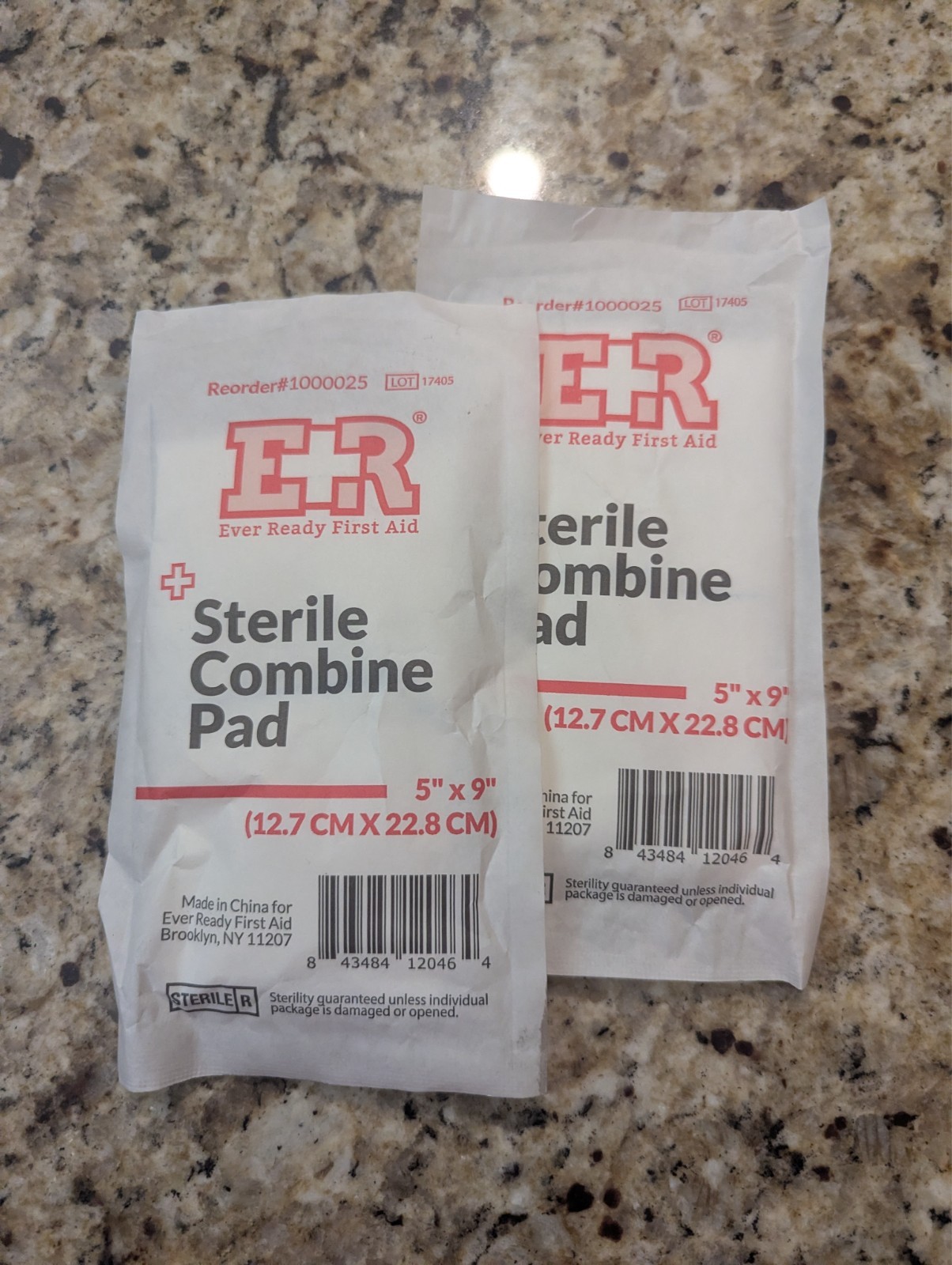 EverReady 21 Piece First Aid Kit Refill Set Gauze Bandages CPR Respirator Mask