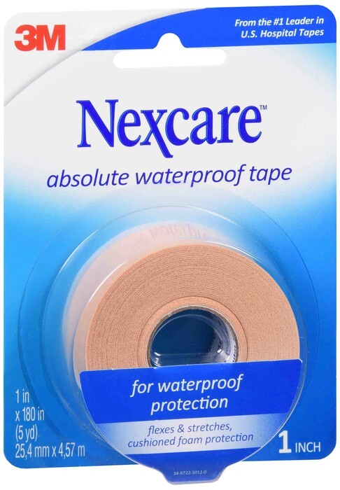 Nexcare Absolute Tape Waterproof 1 In x 5 Yd 5 YD
